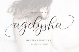 Agelysha Script Font in Real Branding Work