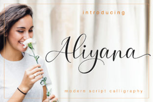 Aliyana Script: An Elegant Calligraphy Font for Editorial Projects