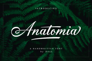 Anatomia Script: The Modern Calligraphy Typeface for Handmade Sellers