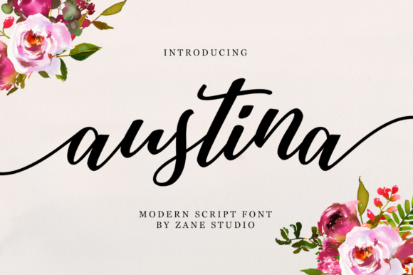 Austina Script: A Modern Script Font That Elevates Real Small Business Branding