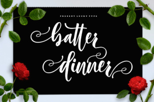 Batter Dinner Script: A Feminine Script Font for Digital Branding