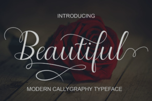 Beautiful Script: A Modern Calligraphy Font for Crafters