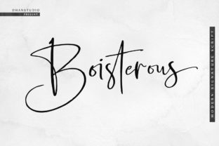 Boisterous Script: A Luxe Handwriting Font for Campaigns