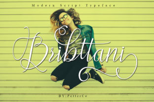 Bribttani Script: A Handmade Calligraphy Font for Creators