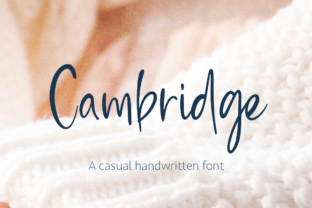 Cambridge Script: A Handmade Calligraphy Font for Branding