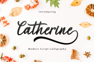 Catherine Script: An Elegant Font for Handmade Design