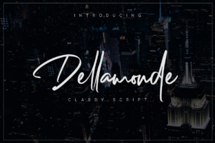 Dellamonde Script: A Classic Luxury Font for Handmade Sellers