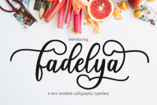Fadelya Script Font: A Warm Handwritten Typeface for Brands