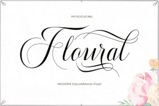 Floural Script: An Elegant Calligraphy Typeface for Branding