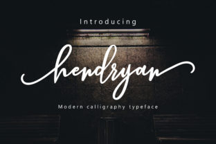 Hendryan Script: A Striking Font for Digital Design