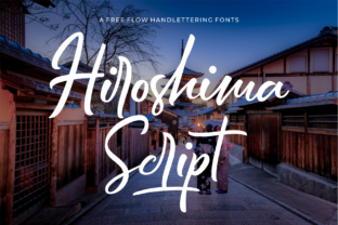 Hiroshima Script: A Flowing Typeface for Editorial Design