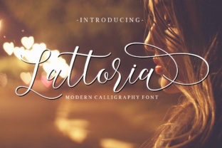 Lattoria Script: An Elegant Font for Digital Designers