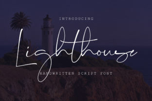 Lighthouse Script: A Modern Cursive Font for Handmade Businesses