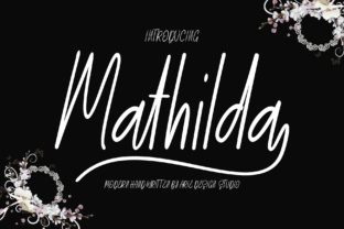 Mathilda Script: A Modern Handwritten Font for Editorial Design