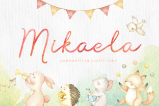 Mikaela Script: A Feminine Hand Lettered Typeface for Web