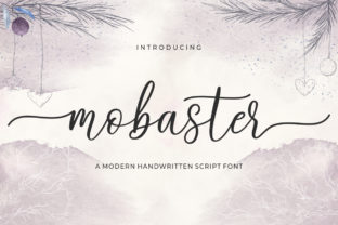 Mobaster Script: A Modern Handwritten Typeface for Campaign Design