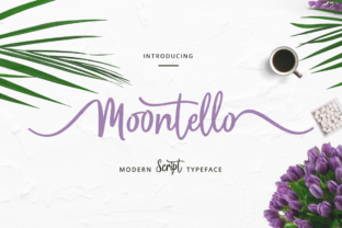 Moontello Script: A Font That Feels Like a Handwritten Note