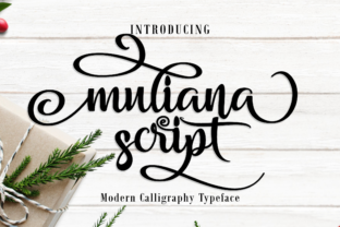 Muliana Script: A Modern Handwritten Font for Editorial Design