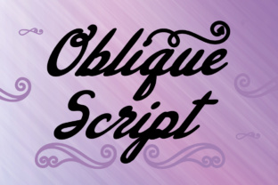 Oblique Script: A Distinctive Font for Small Business Branding