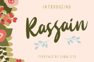 Rassain Script: An Organic Font for Publishing Design
