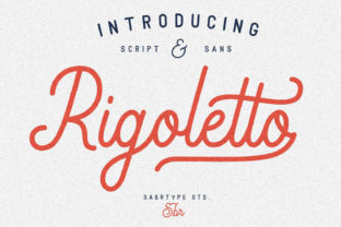 Rigoletto Script: A Monoline Font for Editorial Elegance