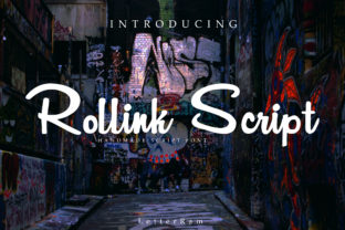 Rollink Script: A Modern Script Typeface for Digital Design