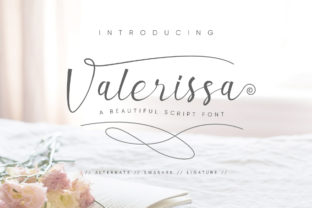 Valerissa Script: A Calligraphy Font for Makers