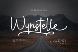 Wynstelle Script: A Handwritten Typeface for Makers